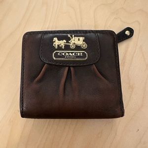 Vintage Coach Leather Wallet